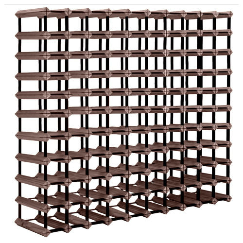 Colton 110 Bottle Mahogany Wood Wine Rack