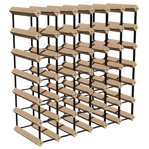 Frizzante 42 Bottle Pine Wood Wine Rack