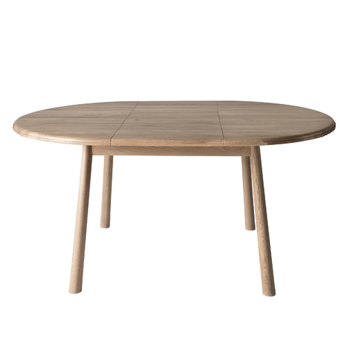 Beautiful Home Living Julio Round Solid Oak Extending Table Temple Webster Beautiful Home Living Julio Round, Expanding Round Oak Dining Table