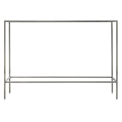 extra long glass console table