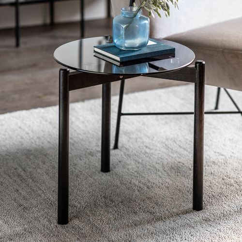 temple and webster black side table