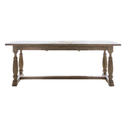 Beautiful Home & Living Aiken Mindy Ash Wood Extendable Dining Table