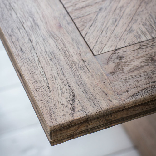 Beautiful Home & Living Aiken Mindy Ash Wood Extendable Dining Table