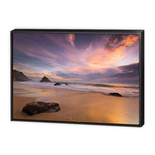 Art Illusions Beach Sunset Canvas Print | Temple & Webster