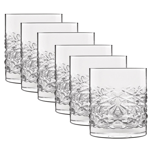 Mixology Textures 380ml Double Old Fashioned Glasses
