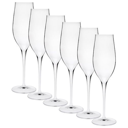 LuigiBormioli Vinea 200ml Champagne Flutes | Temple & Webster