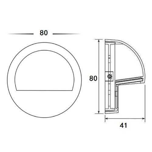 Keenan Cast Brass Step Light