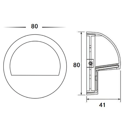 Florrie Aluminium Step Light