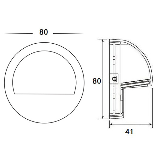 Florrie Aluminium Step Light