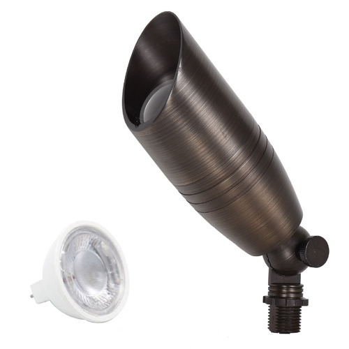 Orion 2700K Brass Garden Spike Light
