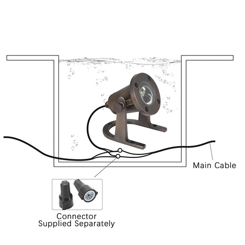 Bravo Brass Pond Light Temple & ster