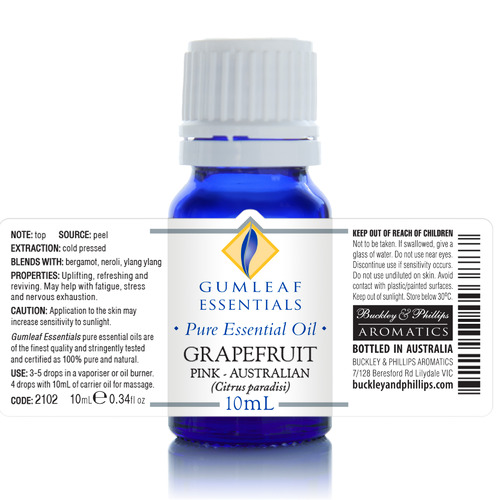 10ml Grapefruit Pink Essential Oil