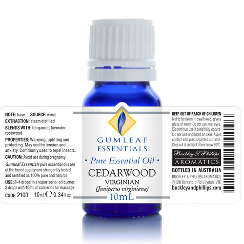 10ml Cedarwood Virginian Essential Oil