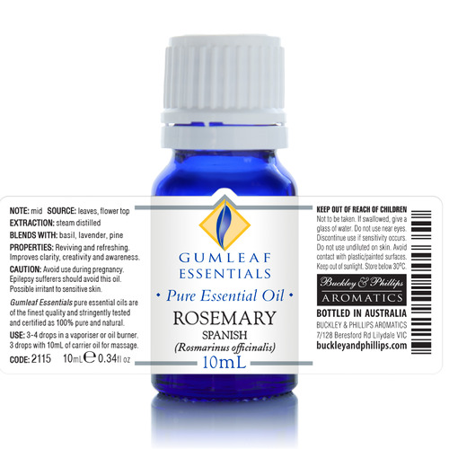 10ml Rosemary Spanish Essential Oil