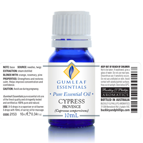 10ml Cypress Provence Essential Oil