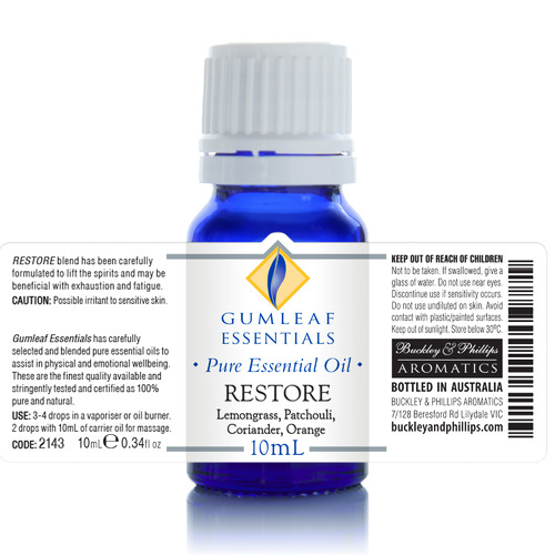 10ml Restore Essential Oil Blend