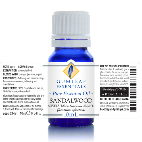 10ml Sandalwood Nut Australian Essential Oil