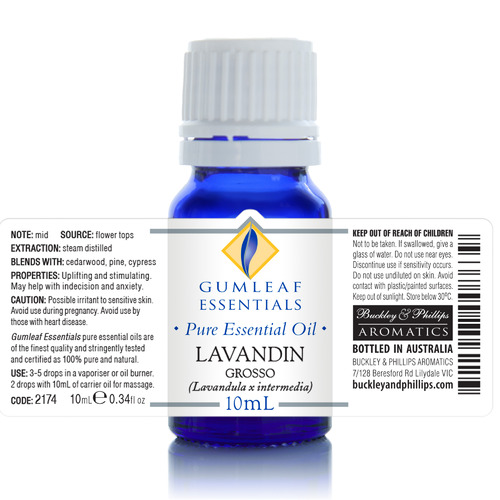10ml Lavandin Grosso Essential Oil