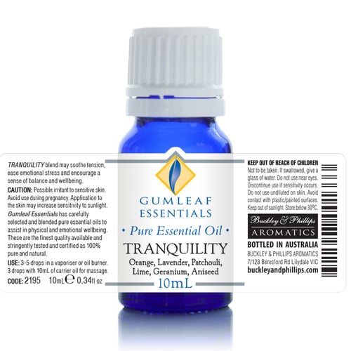 10ml Tranquillity Essential Oil Blend