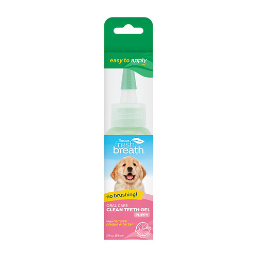 59ml Fresh Breath Puppies Clean Teeth Gel Temple & ster