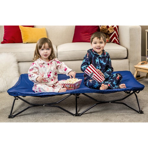 Regalo Baby Portable Metal & Canvas Toddler Bed