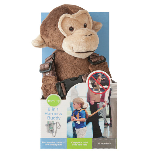 Playette 2-in-1 Barry the Chimp Harness Buddy