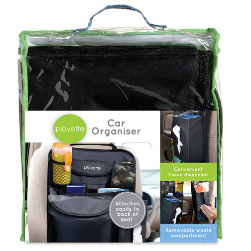 Playette Black Car Organiser