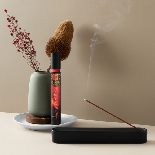 Fire Incense with Ceramic Holder