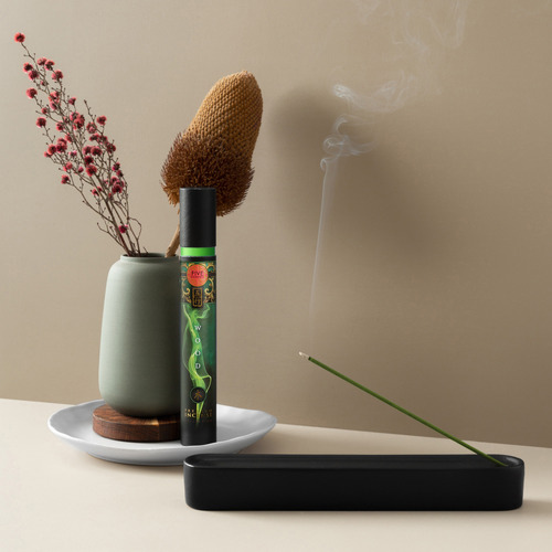 Wood Incense with Ceramic Holder