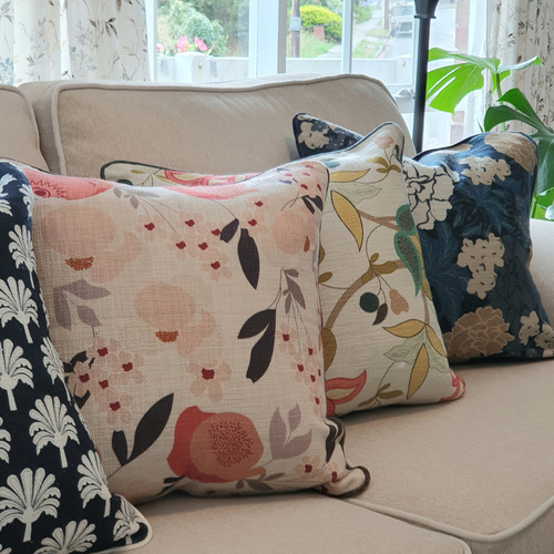 Kolka Orchard Cotton Cushion Cover Temple & ster