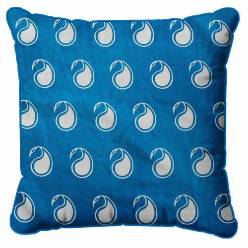 Blue Kolka Cotton Cushion Cover