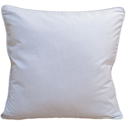 Pinstripe Cotton-Blend Cushion Cover