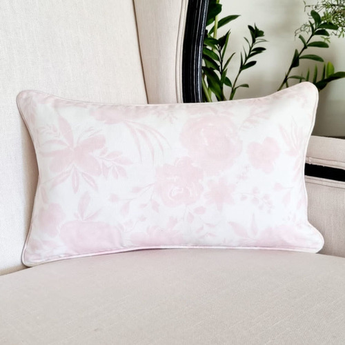 floral lumbar pillow