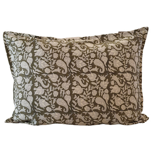 Myrtle Keri Cotton Lumbar Cushion Cover
