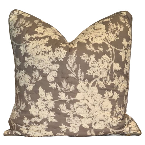 Cottage Garden Cotton Quilted Cushion Cover