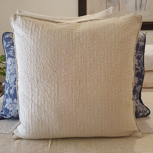 Beige Belle Cotton Cushion Cover
