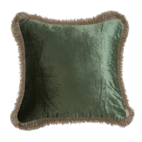 Krisha Velvet Fringe Cushion Cover