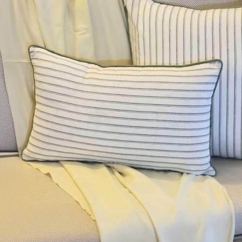 Bhavika Botanic Lines Lumbar Cushion