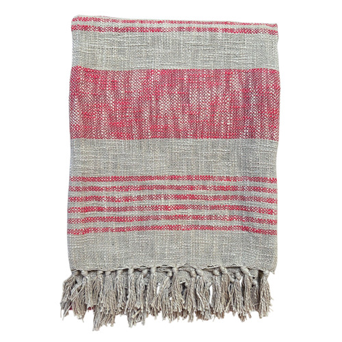 Grain Sack Cotton Throw
