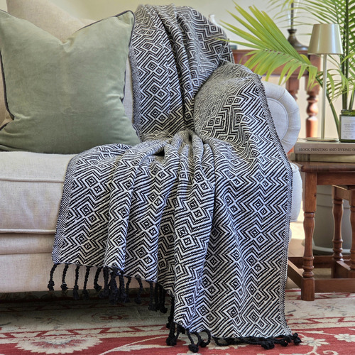 Elijah Geometric Handloom Throw