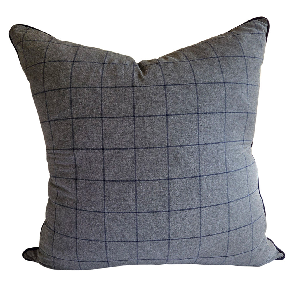 Checkered Clover Cushion Cover
