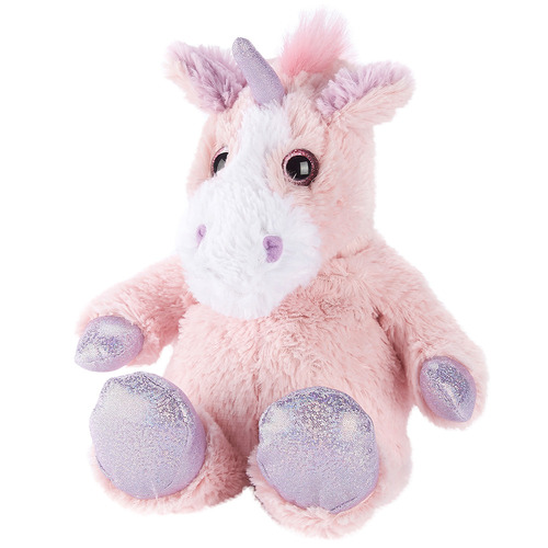Warmies Sparkly Pink Unicorn Plush Toy