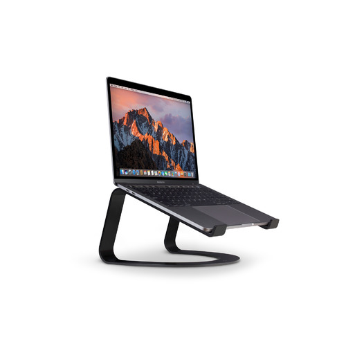 TwelveSouth Black Curve Laptop Stand Temple & ster