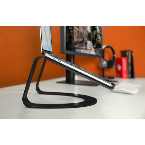 TwelveSouth Black Curve Laptop Stand Temple & ster