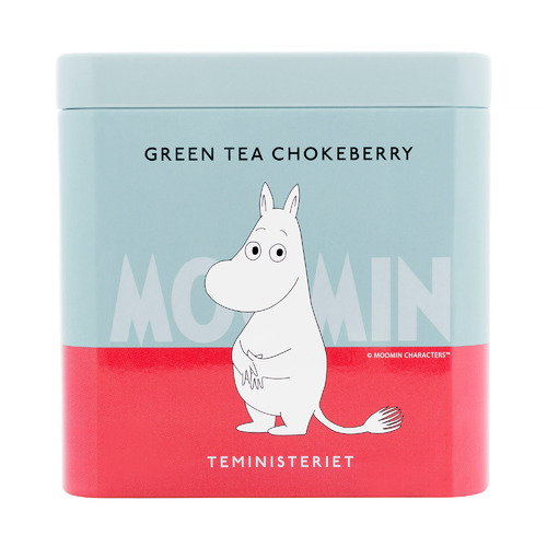 templeandwebster.com.au | Moomin Green Tea Chokeberries Loose Leaf Tea