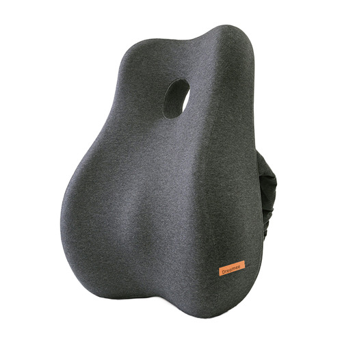 Dark Grey Lumbar Back Support Cushion