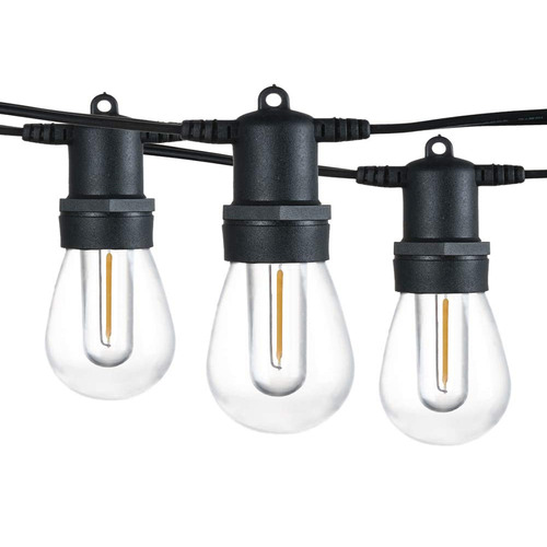 14M Warm White Outdoor Festoon String Lights