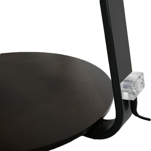 Pascal 3 Tier Walnut Side Table