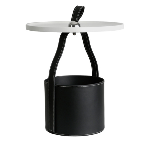 Cody Bridle Leather Side Table