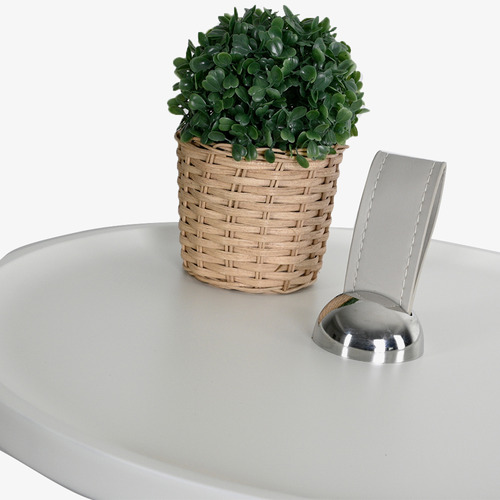 Cody Bridle Leather Side Table